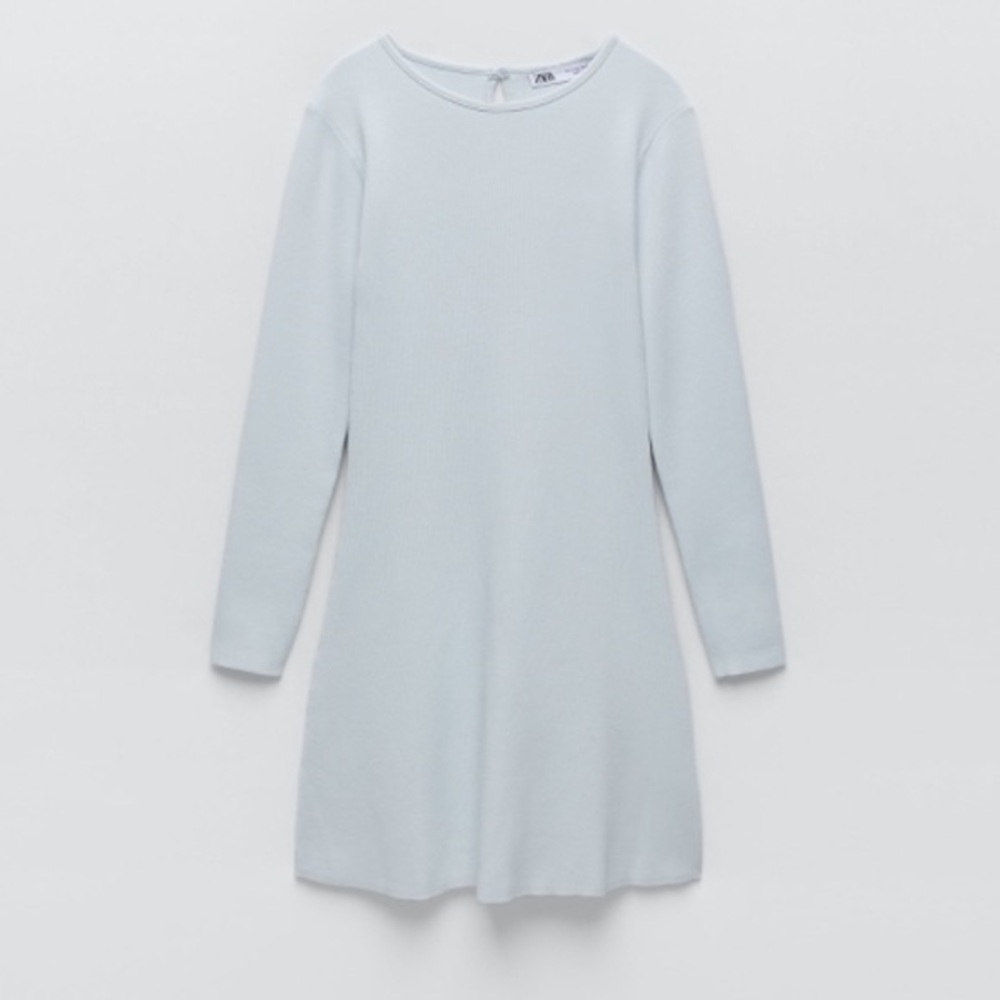 Zara NWT knit long sleeve dress